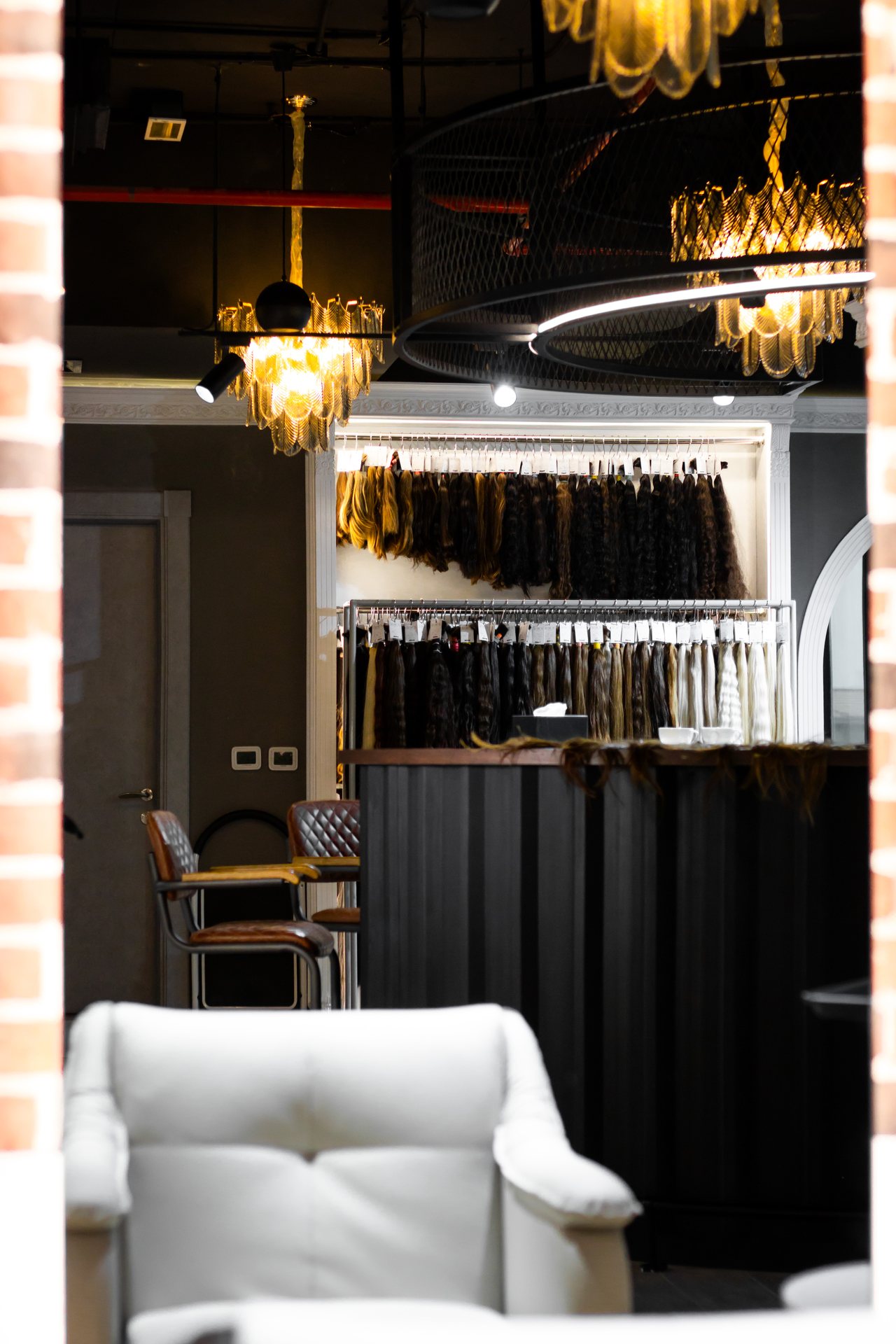 Luxury ZORUMI™ private atelier with hair wall