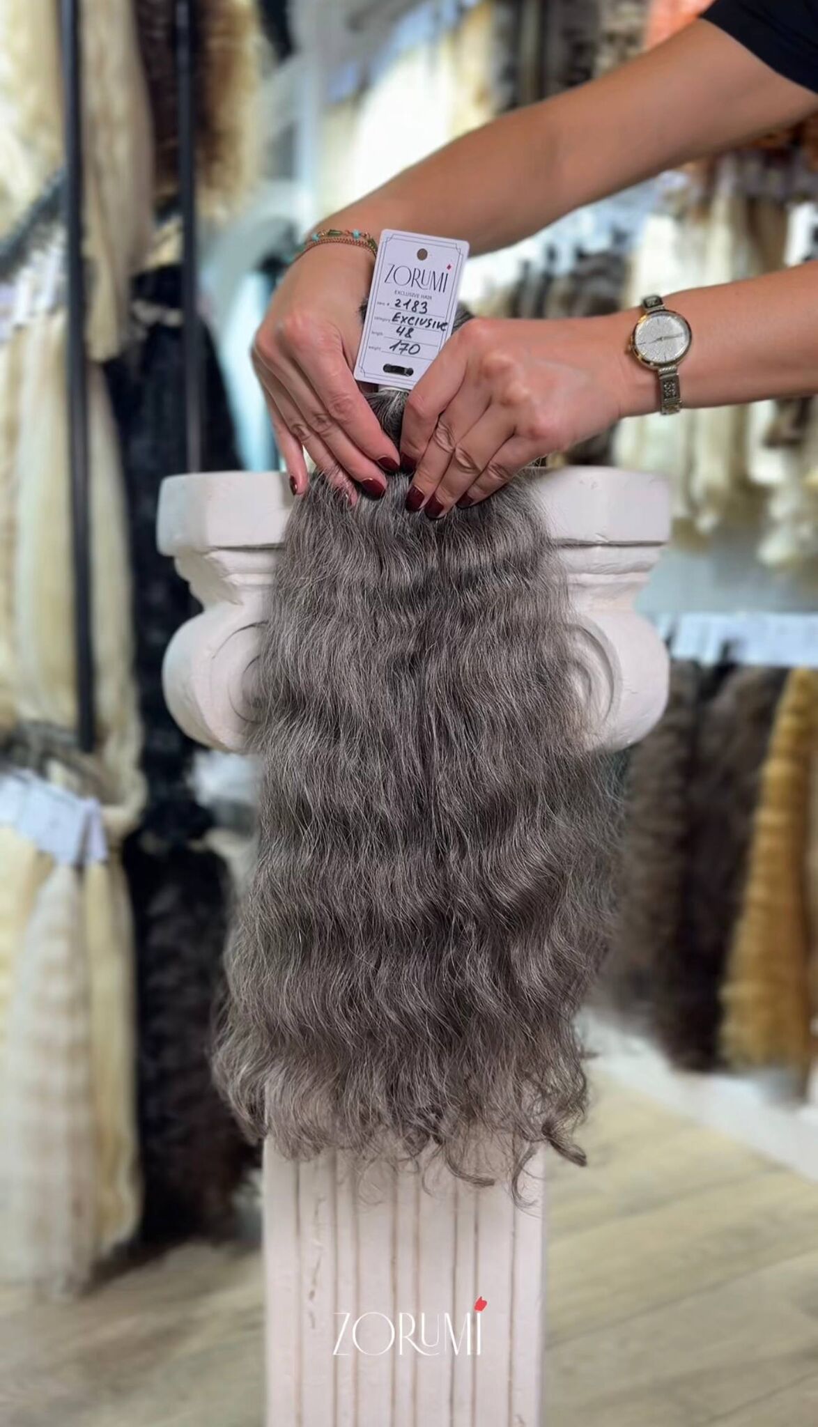ZORUMI donor hair #2183, 48 cm, 170 g